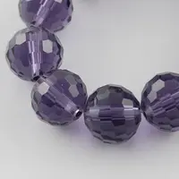 Transparent Glass Bead Strands