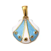 Ocean 304 Stainless Steel Enamel Pendants