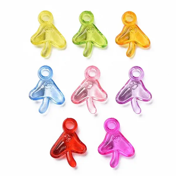 Autumn Theme Transparent Acrylic Pendants