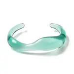 Transparent Acrylic Open Cuff Bangle for Women