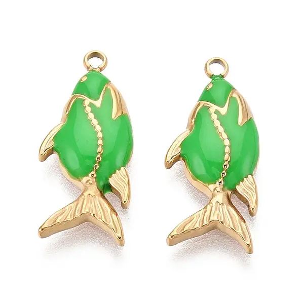 304 Stainless Steel Enamel Pendants