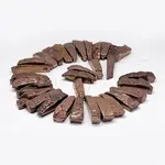 Electroplated Natural & Dyed Agate Bead Strands