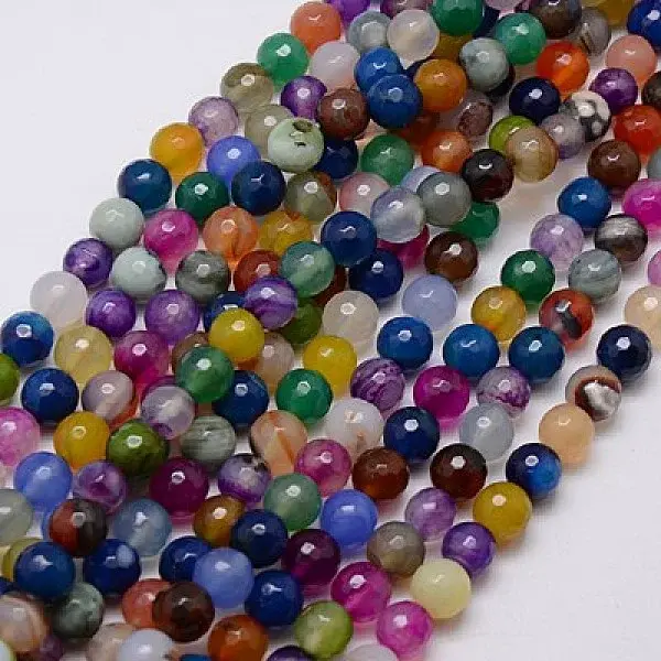 Natural Agate Beads Strands