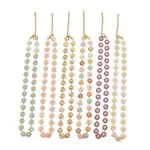 Enamel Daisy Link Chain Necklace