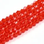 Transparent Glass Beads Strands