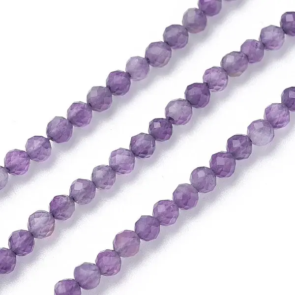 Natural Amethyst Beads Strands