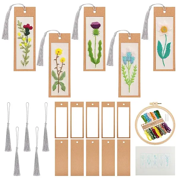 Flower Pattern DIY Embroidery Starter Kits