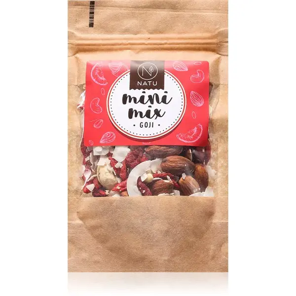 NATU Mini mix Goji směs ořechů a sušených plodů 80 g