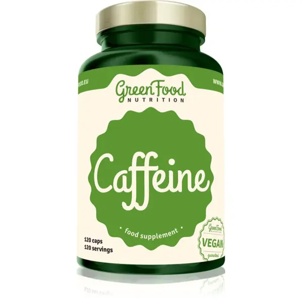 GreenFood Nutrition Caffeine kapsle s kofeinem 120 cps