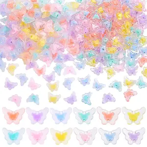 240Pcs Transparent Acrylic Beads