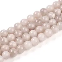 Natural Dyed Yellow Jade Gemstone Bead Strands