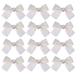 12pcs Polyester Bowknot Ornament Accessories