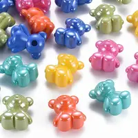 Pearlized Opaque Acrylic Beads