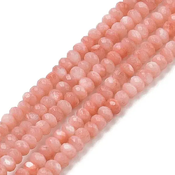 Natural Freshwater Shell Dyed Beads Strands