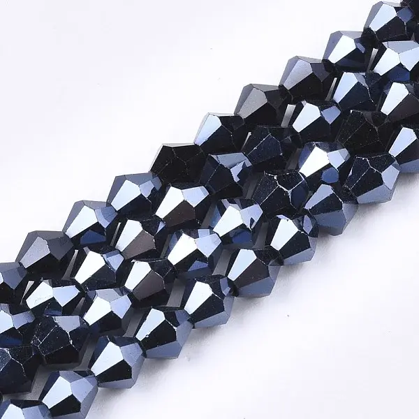 Electroplate Glass Beads Strands