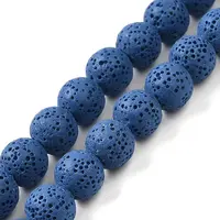 Natural Lava Rock Bead Strands