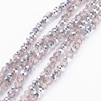Electroplate Glass Bead Strands