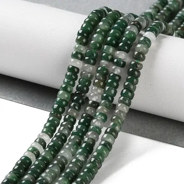 Natural Qinghai Jade Beads Strands