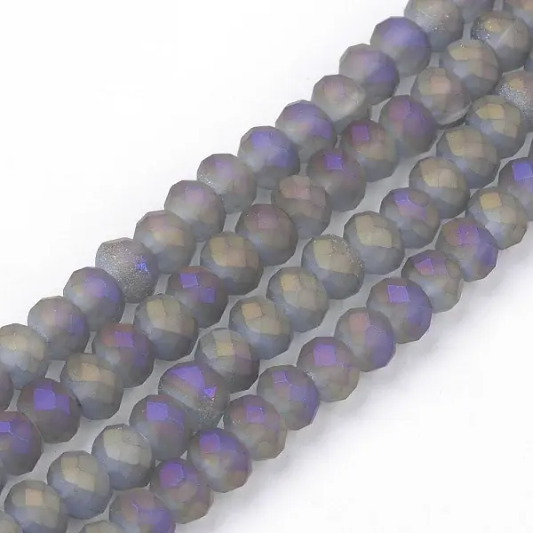Electroplate Glass Beads Strands