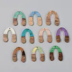 Resin & Walnut Wood Pendants