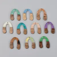 Resin & Walnut Wood Pendants