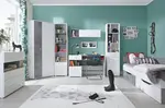 Dětský pokoj omega b - bílá / beton
