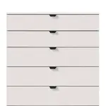 Široká komoda rango - bílá