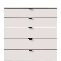 Široká komoda rango - bílá