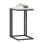 Odkládací stolek robin - dub craft bílý/černá