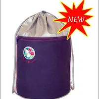 Pytlík na přezuvky emipo sport line deluxe flowers fialová