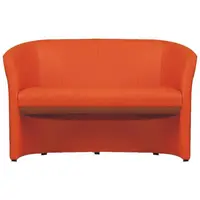 Dvojkřeslo, ekokůže oranžová, cuba