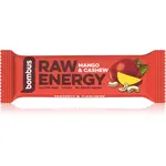 Bombus Raw Energy ovocná tyčinka príchuť Mango & Cashew 50 g