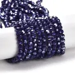 Electroplate Opaque Glass Beads Strands