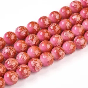 Baking Painted Glass Beads Strands