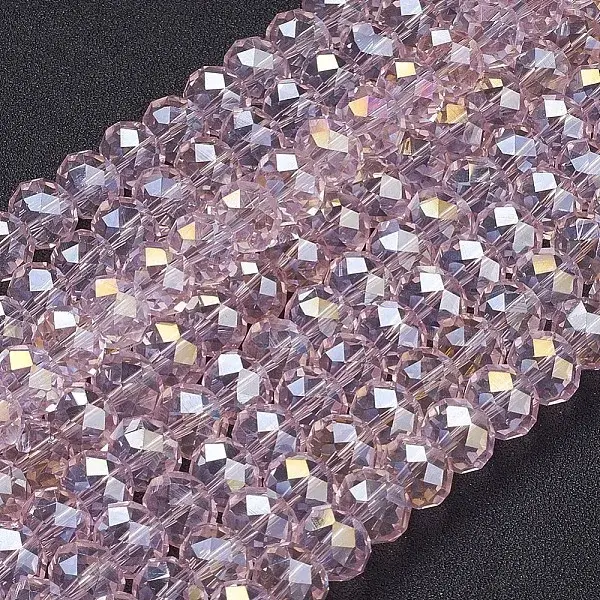 Electroplate Glass Beads Strands