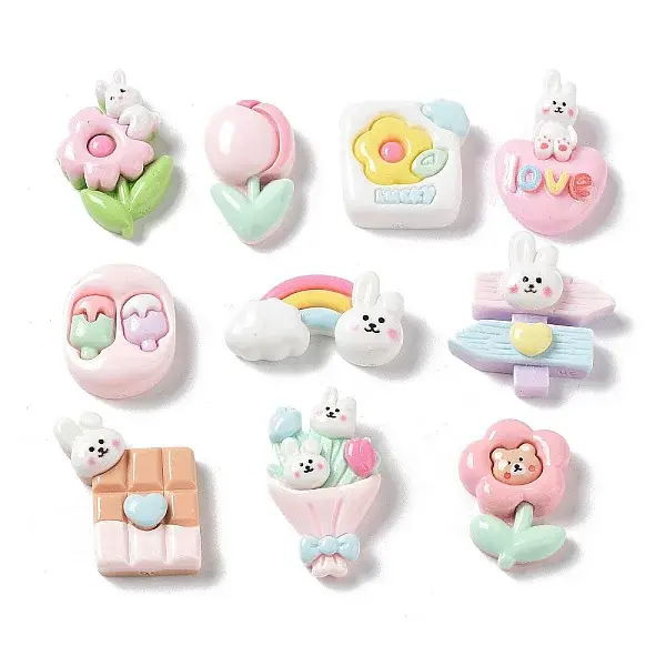 Opaque Resin Cabochons