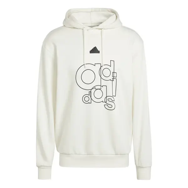 adidas Graphic Print Fleece Hoodie L