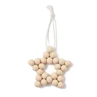 Wooden Star Pendant Decorations