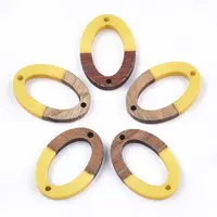 Resin & Walnut Wood Links connectors