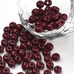 Baking Paint 6/0 Glass Seed Beads