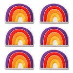 6Pcs Food Grade Eco-Friendly Silicone Focal Beads