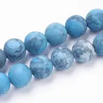 Dyed Natural Map Stone/Picasso Stone/Picasso Jasper Beads Strands