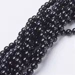 Natural Black Onyx Round Beads Strands