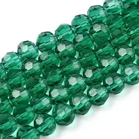 Transparent Glass Beads Strands