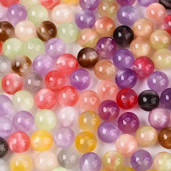 Opaque Resin Beads