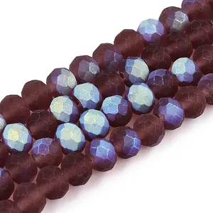 Transparent Glass Beads Strands