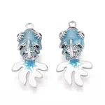 Brass Enamel Pendants