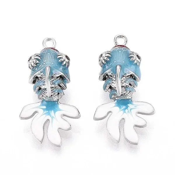 Brass Enamel Pendants