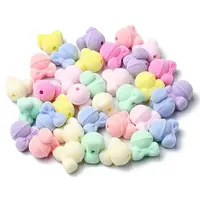 Flocky Acrylic Beads