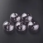 Transparent Handmade Blown Glass Globe Beads